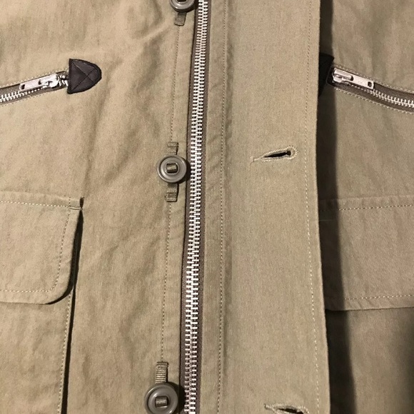 NWOT Vintage 90s Tommy Hilfiger Jeans Military Trench Jacket L Stadium Sportsman - Picture 7 of 12